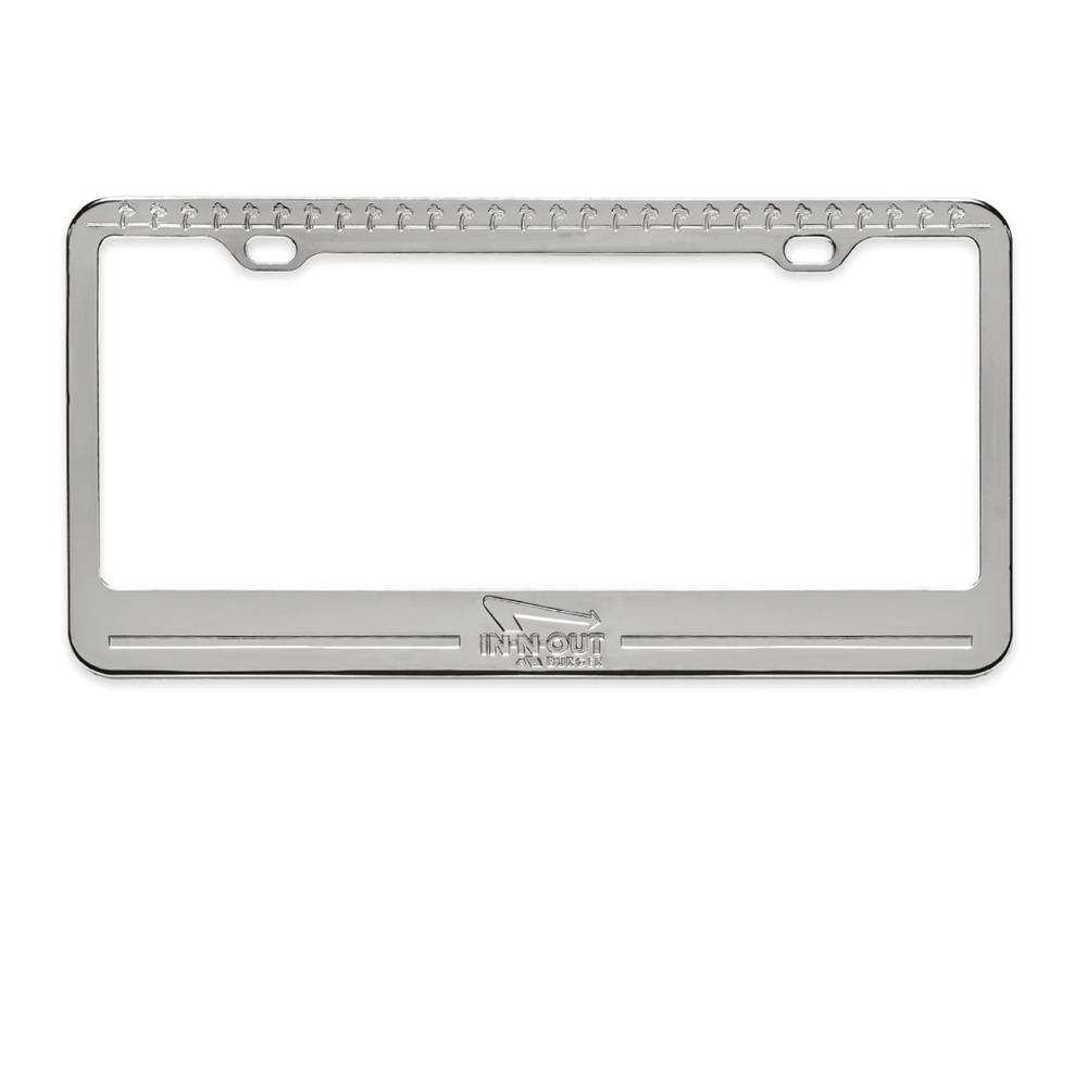 ⭐️NWT⭐️ In-N-Out Burger Silver License Plate Frame